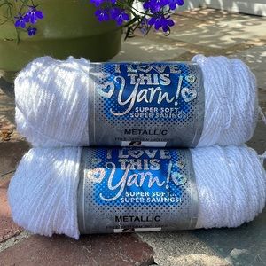 Skeins of Knitting yarn craft supplies
